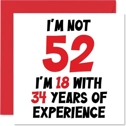 Miniatura 23 de Tarjeta de cumpleaños número 100 para mujeres y hombres, no 100, soy 18 con 82 años de experiencia, divertida tarjeta de felicitación de feliz