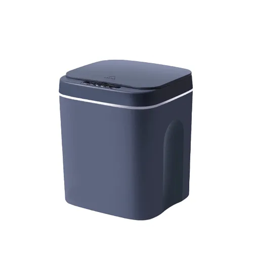Miniatura 6 de Basurero inteligente, para el hogar, con sensor inteligente, recargable, pequeño, para el hogar, canasta de plástico para oficina, cocina