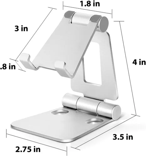 Miniatura 6 de Soporte de visualización PRO compatible con soporte de escritorio Microsoft Surface Duo que es ajustable, portátil, duradero hasta pantallas de 13