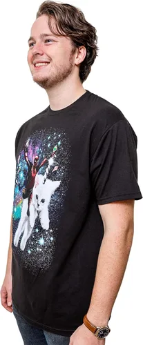 Miniatura 3 de Marvel Deadpool Space Trip Unicorn Kitty - Camiseta para adulto