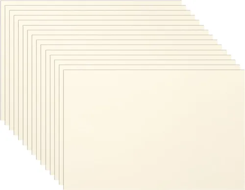 Miniatura 13 de Guakicae 60 hojas de cartulina negra de 4 x 6 pulgadas, papel grueso de 300 gsm/110 libras, papel plano pesado para hacer tarjetas de bricolaje