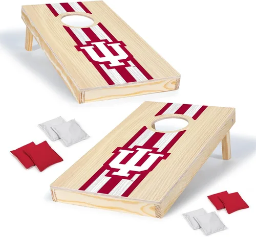 Miniatura 27 de Wild Sports College - Juego de cornhole de madera maciza de 1 x 2 pies con impresión directa HD gráficos del equipo, tamaño de viaje