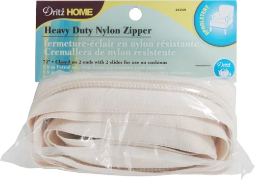 Miniatura 2 de Dritz Home 9069 Cremallera de tapicería de latón, 72 pulgadas, beige