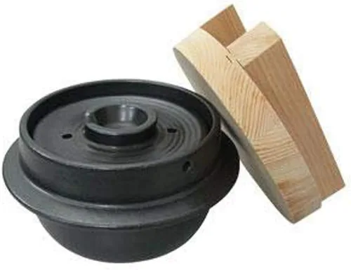 Miniatura 6 de Japanese Rice Cooker Donabe Clay Pot Set, 3 Go (3 Cups), Includes Hinoki Rice Scoop