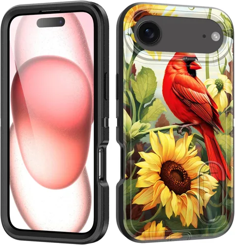 Miniatura 43 de Funda para iPhone Air con soporte integrado, a prueba de golpes, polvo y caídas, 3 capas, grado militar, funda protectora para iPhone Air de 6.5
