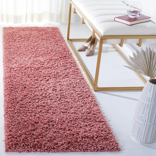 Miniatura 7 de SAFAVIEH Venus Shag Collection - Alfombra decorativa, 2 pies 2 pulgadas x 4 pies, color azul, diseño sólido, no desprende pelusa y de fácil cuidado