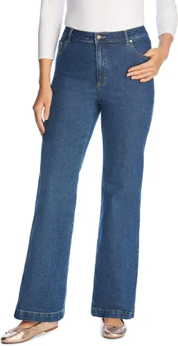 Miniatura 6 de Woman Within Jeans elásticos de pierna ancha para mujer, Multi