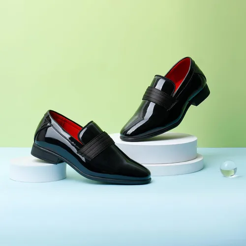 Miniatura 8 de Bruno Marc Zapatos de esmoquin formales para niño, mocasines sin cordones