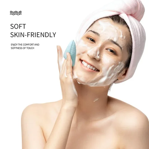 Miniatura 7 de DAGEDA 2 esponjas faciales Konjac, limpieza profunda de poros y puntos negros, limpieza facial diaria, removedor de maquillaje, esponja de baño