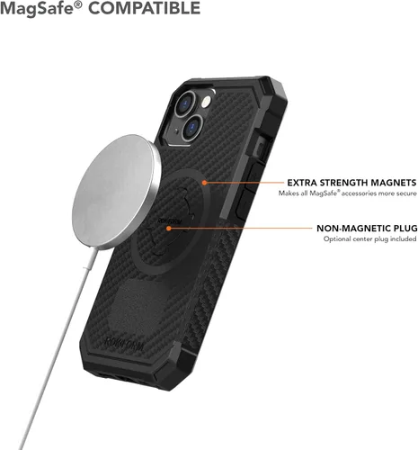 Miniatura 4 de Rokform - Funda para iPhone 14, Serie Rígida, Magnética Dual, Cubierta para iPhone con RokLock de Bloqueo Giratório, Equipo Protector para Apple