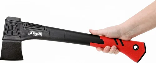 Miniatura 6 de ARES 45005 – Hacha de corte de 18 pulgadas – Construcción ligera de mango de fibra de vidrio – Cabeza de hoja de acero de alto carbono – Jardinería