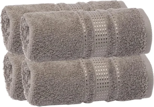 Miniatura 41 de Melissa Linen Toallas de Punta de Dedos Paquete de 4, 100% Algodón Turco, Toallas de Mano Pequeñas para Cuerpo y Cara, 12 x 18 pulgadas, Suaves