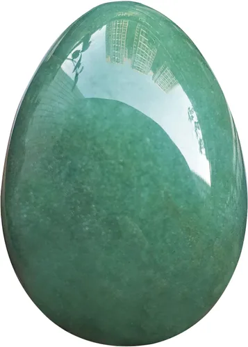 Miniatura 8 de Huevo de piedra pulida para el día de Pascua, palma/bolsillo/preocupación Enegry de cristal curativo, figura Fengshui, piedra lunar de 1.8 x 1.3