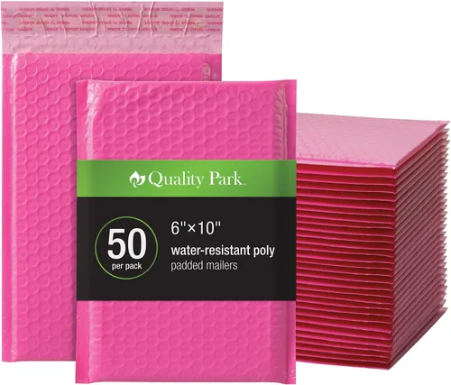 Miniatura 17 de Quality Park Sobres de burbujas, 6 x 9 pulgadas, sobres de polietileno blancos, sobres acolchados, sobres de envío, resistentes al agua