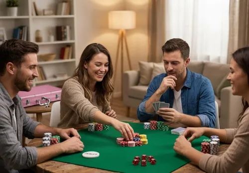 Miniatura 3 de Juego de fichas de póquer de 500 piezas con funda de transporte de aluminio rosa, fichas de dados estilo casino de 0.43 oz para Texas Hold'em