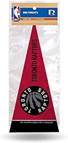 Miniatura 5 de Rico Industries NBA - Juego de mini banderines de fieltro de 4 x 9 pulgadas (incluye 8 piezas)