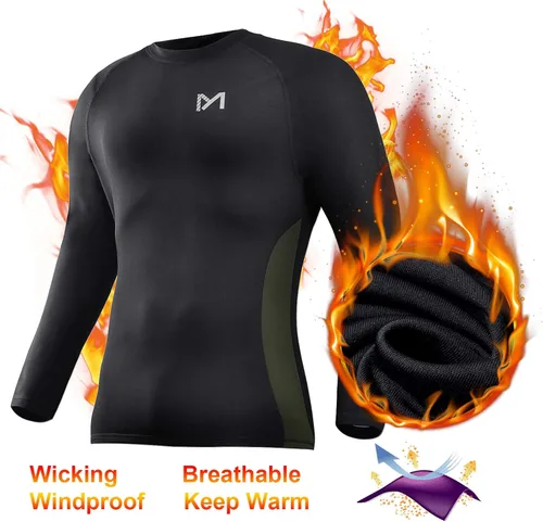Miniatura 2 de MEETYOO mens Men's Thermal Underwear Set Sport Long Johns Base Layer