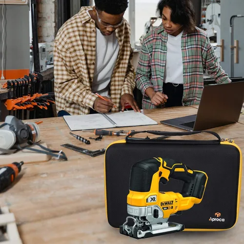 Miniatura 6 de Aproca Funda compatible con sierra de calar DEWALT 20V MAX XR (DCS334B), bolsa portátil de almacenamiento para accesorios (solo funda)