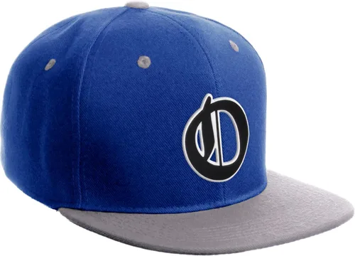 Miniatura 1652 de Daxton Gorra clásica con visera de billete plano con letras del alfabeto inglés antiguo de la A a la Z
