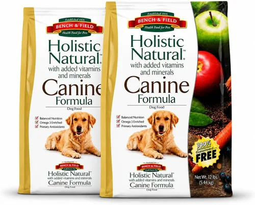 Miniatura 12 de Bench & Field Holistic Premium - Alimento seco para perros, receta de harina de pollo y arroz integral, hecho sin maíz, trigo o soja, para todas