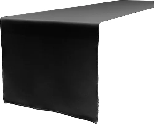 Miniatura 13 de LA Linen™ mantel de popelina de poliéster de 14 por 108 pulgadas Blanco P