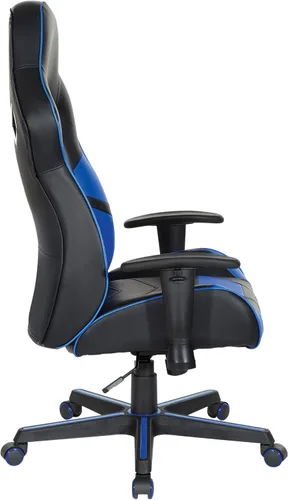 Miniatura 9 de OSP Home Furnishings Vapor - Silla ergonómica ajustable de piel sintética con respaldo alto y asiento de resorte helicoidal y flujo de aire