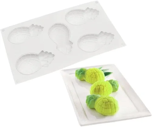 Molde de Silicona para Postres Molde de Silicona para Pastel Para Hornear Molde de Fondant Forma de Fruta Caramelo de Azúcar Gelatina Utensilios de