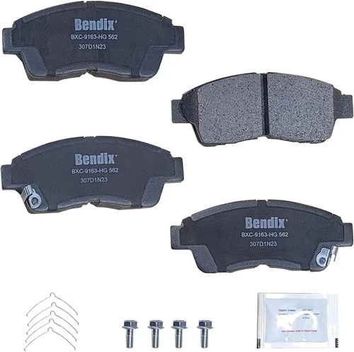 Miniatura 356 de Pastillas de freno delanteras cerámicas Bendix Priority1 CFC2302 para Hyundai Elantra 2021, Sonata 2022-2020, Kia K5 2023-2021