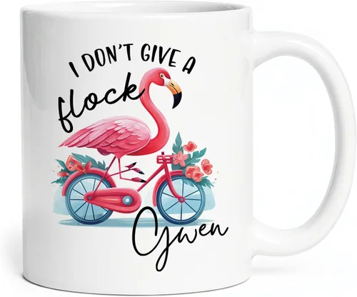Miniatura 14 de Taza de flamenco personalizada 2023, Flock Of Flamingo Mug para cumpleaños de los amantes del flamenco, taza de café personalizada de flamenco