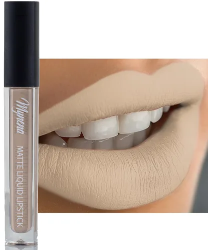 Miniatura 27 de Mynena Lápiz labial líquido mate rosa claro fresco Comodidad duradera A prueba de manchas resistente a transferencias Cobertura completa que