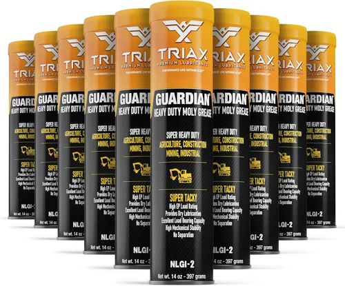 TRIAX Guardian - Grasa resistente con moly, multiusos, rodamientos de ruedas, componentes cargados de golpes, extremadamente pegajosa, punto de