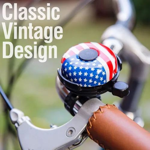 Miniatura 7 de MARQUE Campana de Bicicleta para Adultos y Niños – Bonito, Fuerte y Claro Sonido de Timbre de Bicicleta – Accesorios Esenciales para Bicicleta