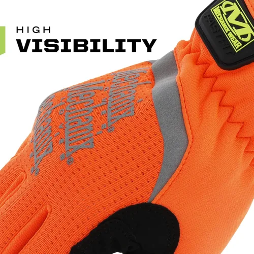 Miniatura 2 de Guantes FasFit de seguridad fluorescentes y reflectantes Mechanix Wear (anaranjado)