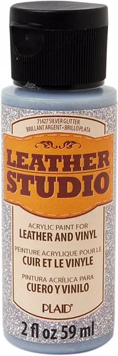 Miniatura 13 de Leather Studio 71411 pintura para piel de color blanco, 2 onzas