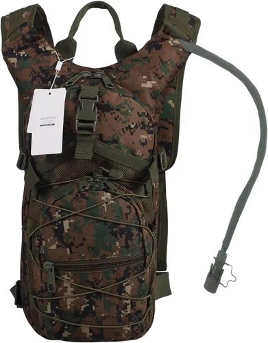 Miniatura 14 de Mochila de hidratación con vejiga de agua de 3L para senderismo y escalada