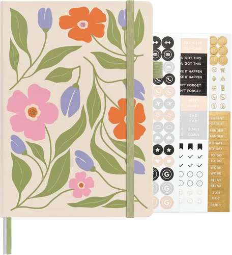 Miniatura 43 de &And Per Se - Cuaderno en blanco, 160 páginas, 5.7 x 8 pulgadas, cuaderno de rayas estrechas con papel grueso para escribir, cuaderno de tapa dura