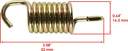 Miniatura 2 de Caltric Compatible con 2 muelles de escape Polaris Ranger 400 HO / 900 Diesel 4X4 2011-2014