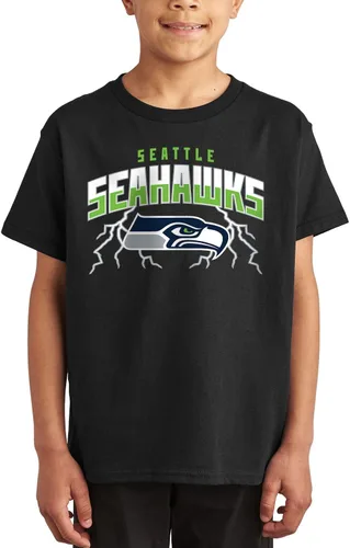 Miniatura 6 de Junk Food Camiseta para niños estándar x NFL Team Lightning con licencia oficial para niños