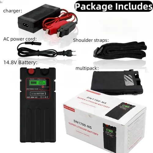 Miniatura 6 de Batería de litio de 14000mAh 14.8V, adecuada para barcos de pesca oceánica y carretes eléctricos, para carretes eléctricos Daiwa Shimano (14000 mAh)