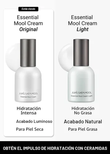 Miniatura 6 de JUNG SAEM MOOL Crema Esencial Mool 1 Fl Oz, Crema facial ligera y acuosa con ceramida y pantenol para una hidratación profunda y piel radiante