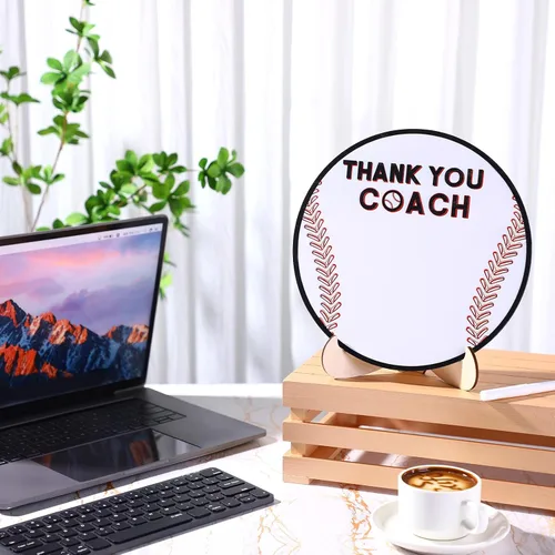 Miniatura 5 de Tenceur Letrero de placa con soporte y bolígrafo, regalo personalizado para jugadores de equipo para mujeres, hombres, cumpleaños, fiesta