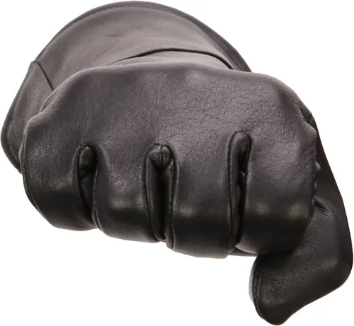 Miniatura 4 de Milwaukee Leather, guantes térmicos de piel de ciervo, para hombre, negro G317
