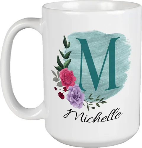 Miniatura 10 de Taza de café personalizada para tus amigos y familiares con inicial y nombre, regalo para todas las ocasiones, cumpleaños, Navidad, regalo de Acción