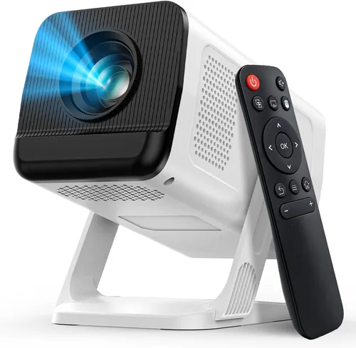 Miniatura 10 de Mini proyector con WIFI 6 y Bluetooth, proyector portátil con soporte 4K 1080P, aplicación incorporada, Android 11, 150 ANSI, corrección trapezoidal