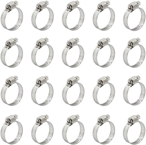 Miniatura 13 de 20 abrazaderas de cable, abrazaderas ajustables de acero inoxidable 304 para conductos, abrazadera de tubo, abrazadera de conducto de aire