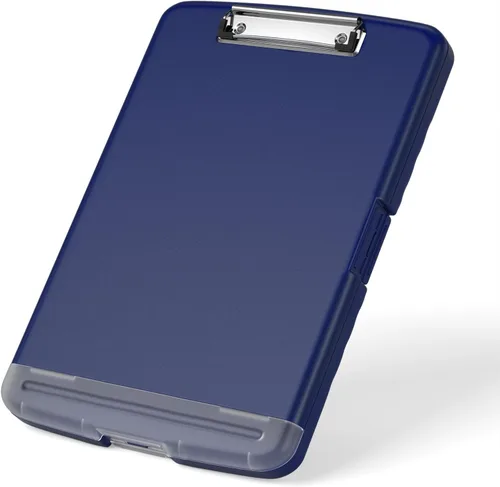 Miniatura 18 de Rimilak Portapapeles de plástico con almacenamiento, portafolio de enfermería de alta capacidad 8.5 x 11 con soporte para bolígrafo, tamaño 14.2 x