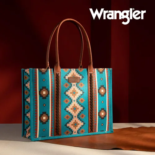 Miniatura 6 de Wrangler - Cartera para tarjetas de crédito para mujer, estilo bohemio, azteca, con bolsillo con cremallera