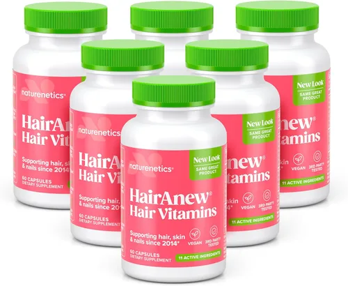 Miniatura 11 de Vitaminas para el crecimiento del cabello con biotina, probado, para cabello, piel y uñas, mujeres y hombres, aborda deficiencias de vitamina que