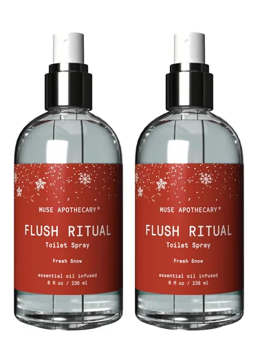 Miniatura 61 de Muse Apothecary Flush Ritual - Aerosol para inodoro aromático y refrescante, usar antes de ir, 2 onzas, infundido con aceites esenciales naturales