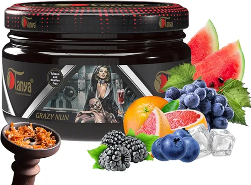 Miniatura 22 de Sabores de Shisha Hookah 100% libre de nicotina y tabaco, mezcla de frutas, sabores orgánicos de shisha, 50g, deliciosos sabores de frutas